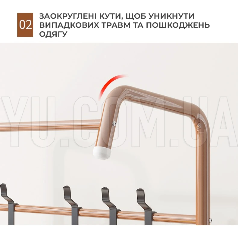 Підлогова вішалка Corridor Rack пересувна стійка для одягу